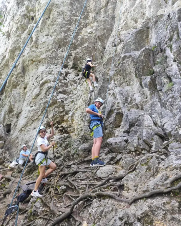 Klettern am Naturfels