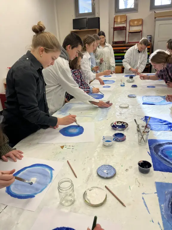 Kooperation mit der Fidelisschule - Kunst