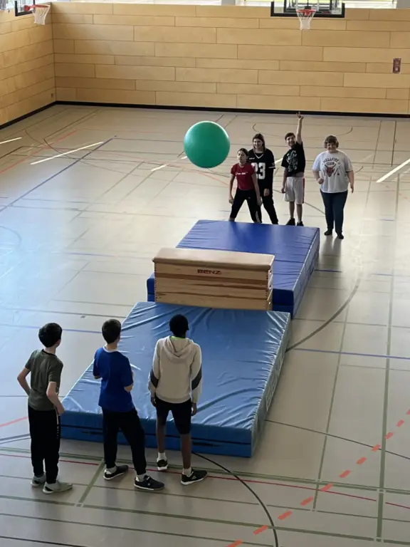 Kooperation mit der Fidelisschule - Sport und Klettern