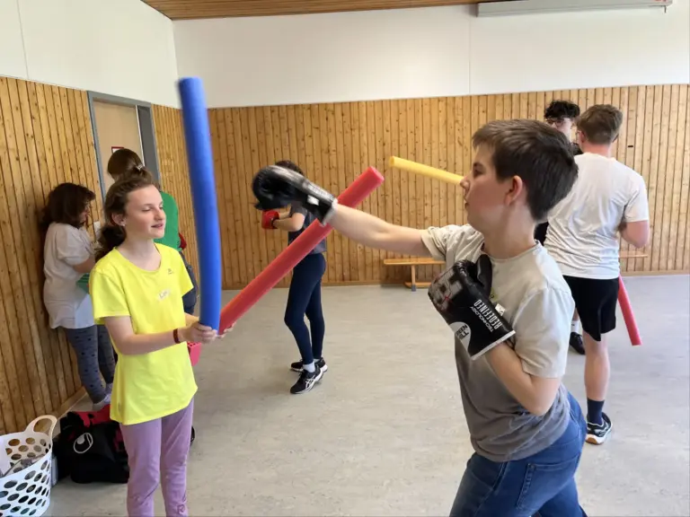 Boxtraining mit der Fidelisschule