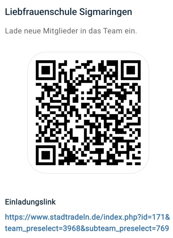 Stadtradeln QR-Code