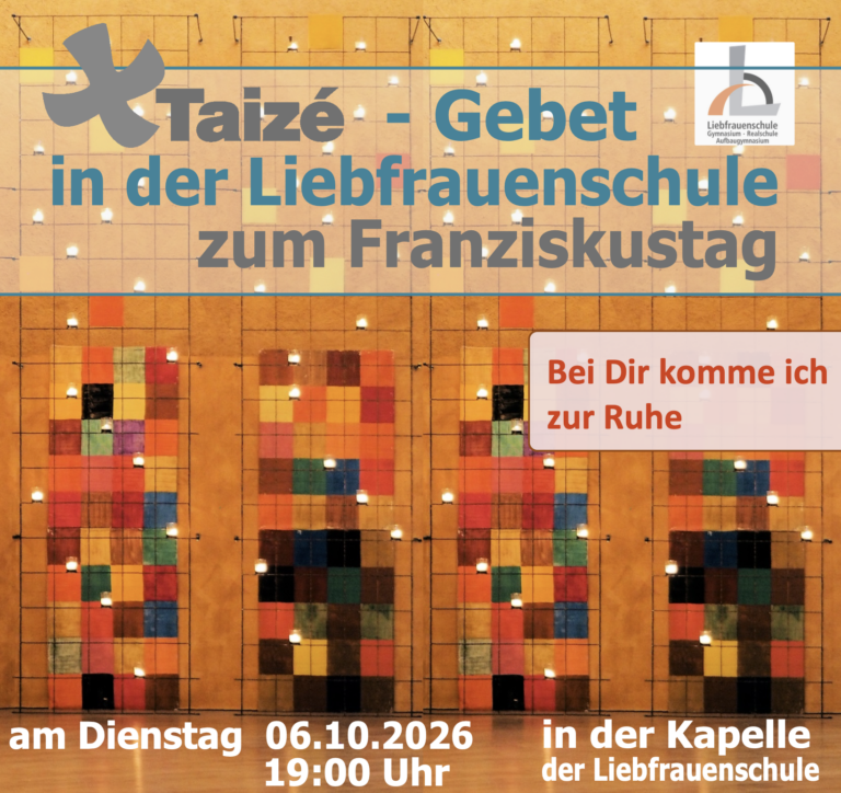Flyer Taizé-Gebet